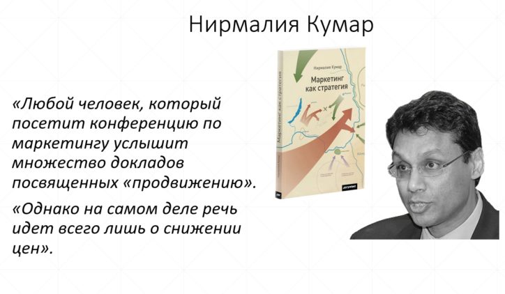 Нирмалия Кумар, Маркетинг как стратегия